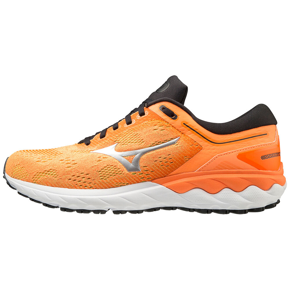 Mizuno Wave Skyrise - Erkek Koşu Ayakkabısı - Turuncu/Siyah Türkiye (GQAZWY-487)